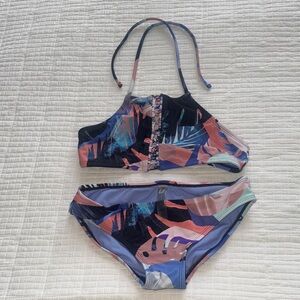 Raisins Girls Vibrant Swirl Bikini